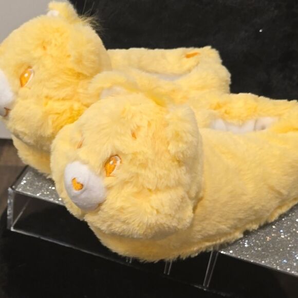Care Bears FunShine Bear 3D Plush Head Slippers - Picture 10 of 12